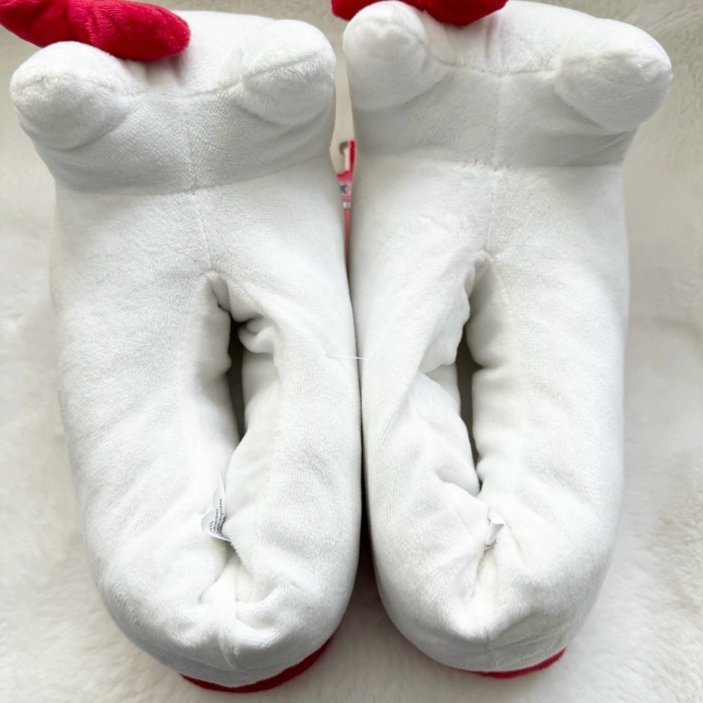*NEW* Hello Kitty Slippers -  Red Bow Size M/L  7-8 - Picture 3 of 6